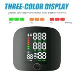 XEERUN Automatic Wrist Blood Pressure Monitor with LCD