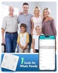 Smart Digital Bathroom Scales with Bluetooth & BMI