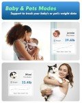Smart Digital Bathroom Scales with Bluetooth & BMI