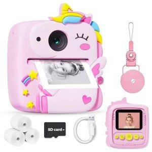 Kids Instant Print Camera - Perfect Gift for Ages 3-9