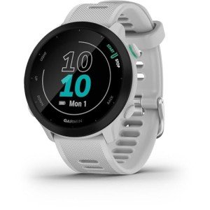 Garmin Forerunner 55 GPS Running Watch - White