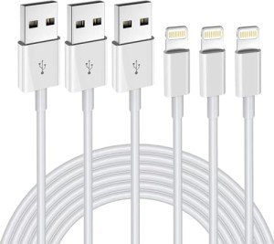 iPhone Lightning Cable 3-Pack - 6FT MFi Certified