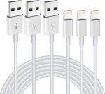 iPhone Lightning Cable 3-Pack - 6FT MFi Certified