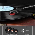 Vintage Bluetooth Turntable with Built-in Speakers
