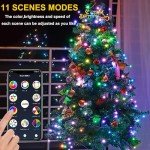 YOSION 65FT Smart RGB LED Christmas String Lights