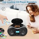 JOVELL Portable Boombox with Bluetooth and USB