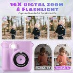 Instant Print Camera for Kids with Accessories