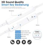 Wired In-Ear Headphones with Mic and Volume Control