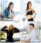 Wired In-Ear Headphones with Mic and Volume Control