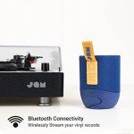 JAM Bluetooth Turntable with Dust Cover, Black