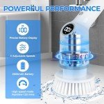Skeufy Electric Spin Scrubber with 8 Heads