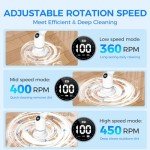 Skeufy Electric Spin Scrubber with 8 Heads