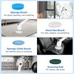 Skeufy Electric Spin Scrubber with 8 Heads