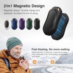 WHATOOK Rechargeable Magnetic Hand Warmers - 2 Pack