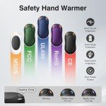 WHATOOK Rechargeable Magnetic Hand Warmers - 2 Pack