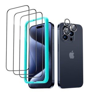 iPhone 15 Pro Max Screen Protector Set – 3 Pack