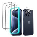 iPhone 15 Pro Max Screen Protector Set – 3 Pack