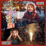 Colorful LED Fireworks Bubble Machine for Parties