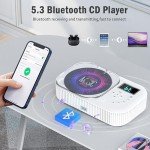 Bluetooth Portable CD Player with FM Radio