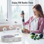 Bluetooth Portable CD Player with FM Radio