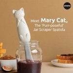Cute Silicone Jar Scraper Spatula for Foodies