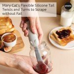 Cute Silicone Jar Scraper Spatula for Foodies