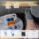 AUYLE Wireless Charger Lamp & Bluetooth Speaker