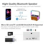 AUYLE Wireless Charger Lamp & Bluetooth Speaker