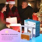 AUYLE Wireless Charger Lamp & Bluetooth Speaker