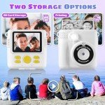 Instant Print Kids Camera with 16X Zoom & Accessories