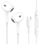 USB C Earphones with Microphone and Volume Control