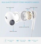 USB C Earphones with Microphone and Volume Control