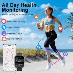 Fitness Smartwatch with Call Feature and Health Monitor