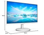 Philips 27" FHD White Monitor with AdaptiveSync