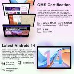 10.1" Android 14 Tablet with Keyboard & Mouse
