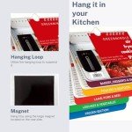 Air Fryer Cookbook Magnetic Cheat Sheet Set