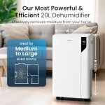 Pro Breeze® 20L Compressor Dehumidifier with Laundry Mode