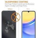 AOKUMA Tempered Glass Screen Protector for Galaxy A15