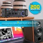 Pyle Bluetooth 200W HiFi Stereo Amplifier System