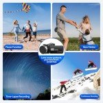 4K Camcorder with 18X Zoom and Flip Screen