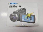 4K Camcorder with 18X Zoom and Flip Screen