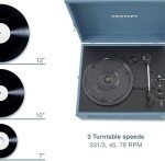 Crosley Voyager Bluetooth Portable Vinyl Turntable - Blue