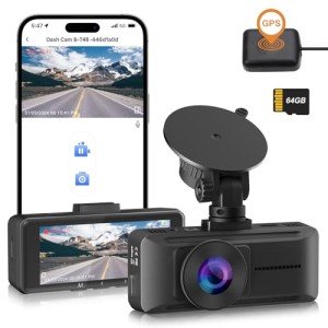 DYNACAM 4K Dash Cam with GPS and WiFi