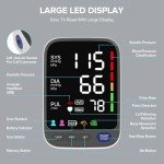 Blood Pressure Monitor with Large Display & Memory