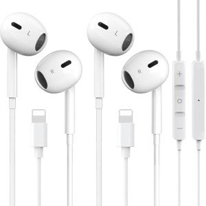 Lightning Headphones (2 Pack) with Mic & Control