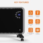 KioGro Smart WiFi Electric Glass Panel Heater