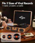 VIFLYKOO Bluetooth Vinyl Turntable with Speakers