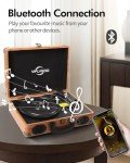 VIFLYKOO Bluetooth Vinyl Turntable with Speakers