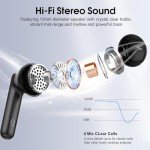 Bluetooth 5.4 Wireless Earbuds with Noise Cancelling