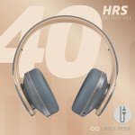 PowerLocus Wireless Headphones with 40H Playtime
